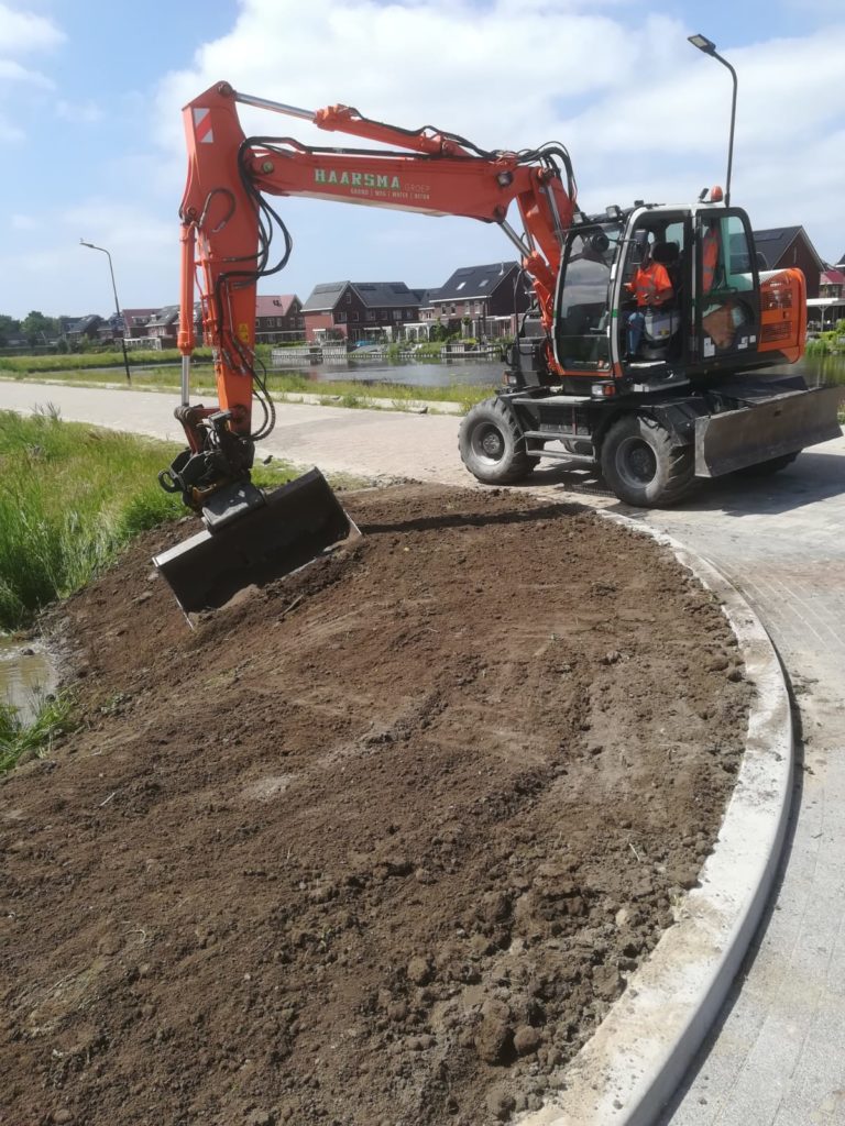 Bouw en woonrijp maken bouwvelden De Draai