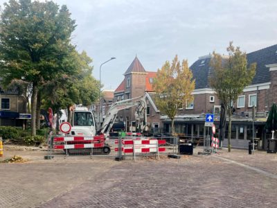 Werkzaamheden herinrichting binnenstad Schagen