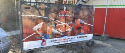 Spandoek Haarsma deelnemer Bewust Veilig-dag