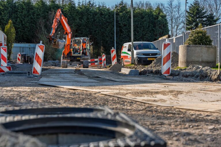 Reconstructie riool Kalkovens Makkum door Haarsma Groep