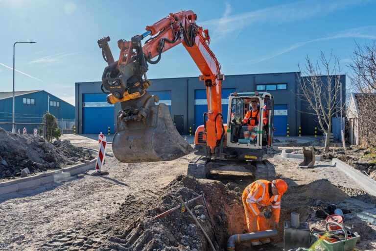 Reconstructie riool Kalkovens Makkum door Haarsma Groep