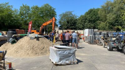 Dag van de Bouw 2025 op het bouwterrein van Haarsma Groep