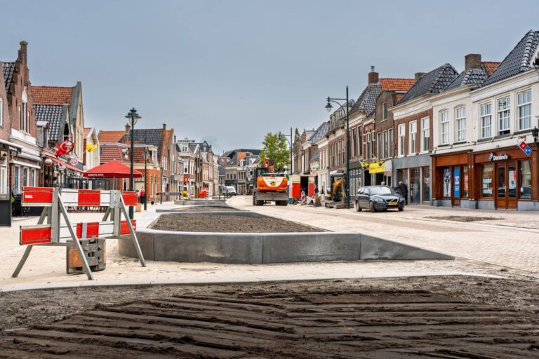 Haarsma legt laatste hand aan herinrichting binnenstad Bolsward